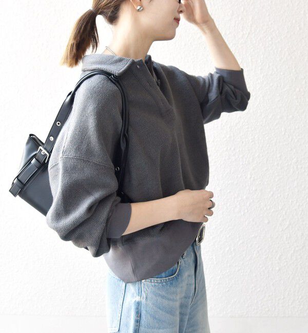 SHIPS any「SHIPS any:〈手洗い可能〉サカリバ コンパクト ポロシャツ プルオーバー」|ポロシャツ|