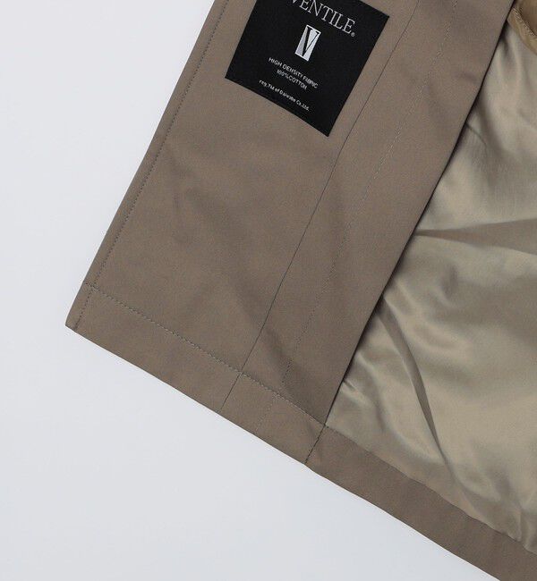 SHIPS「SHIPS: VENTILE(R) コットン ステンカラー コート」|ステンカラーコート|