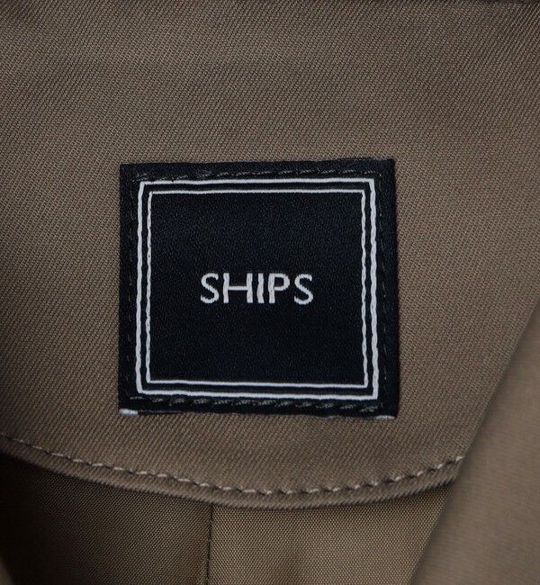 SHIPS「SHIPS: VENTILE(R) コットン ステンカラー コート」|ステンカラーコート|