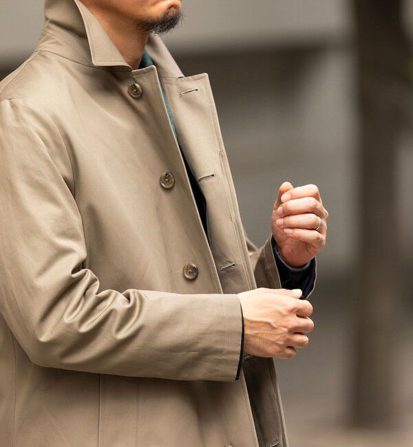 SHIPS「SHIPS: VENTILE(R) コットン ステンカラー コート」|ステンカラーコート|