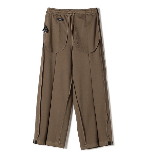 SHIPS for women「SHIPS Primary Navy Label:ピンタック ジャージー ライン パンツ」|その他|