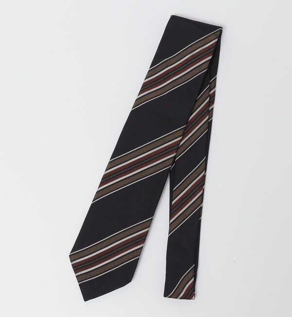 SHIPS「SHIPS: シルク マルチ ストライプ ネクタイ」|ネクタイ・蝶ネクタイ|ダークグレー