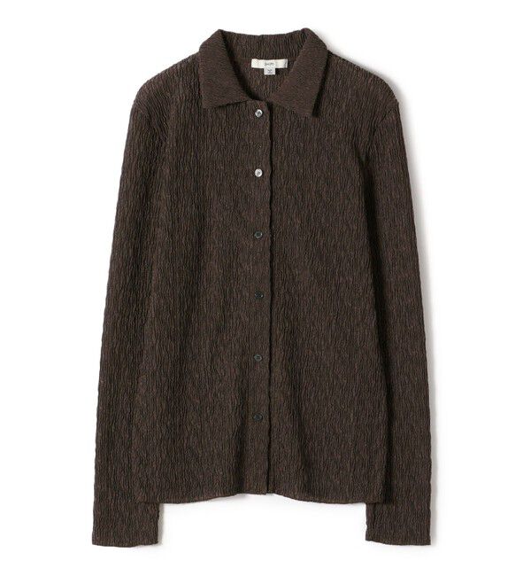 SHIPS for women「【WEB限定】〈手洗い可能〉ランダムブルーゼ シャツ カーディガン」|カーディガン|