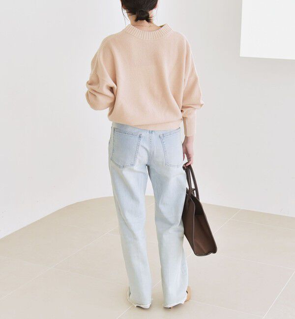 quaranciel「quaranciel: AQUA カシミヤ ミックス 2way ハイネック カーディガン」|カーディガン|