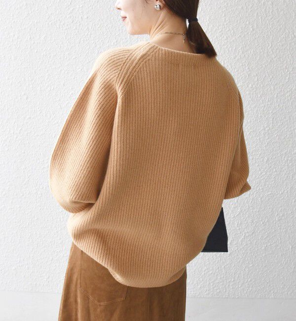 SHIPS any「SHIPS any:〈手洗い可能〉AQUA カシミヤ ミックス ハイネック ニット」|ニット・セーター|