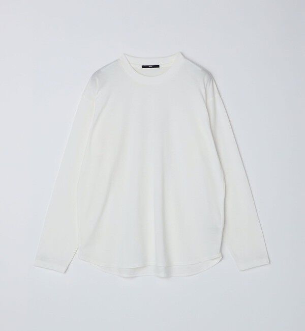 SHIPS「【WEB限定】SHIPS: ビッグシルエット クルーネック レイヤード ニット（ニット+ロンT）」|ニット・セーター|