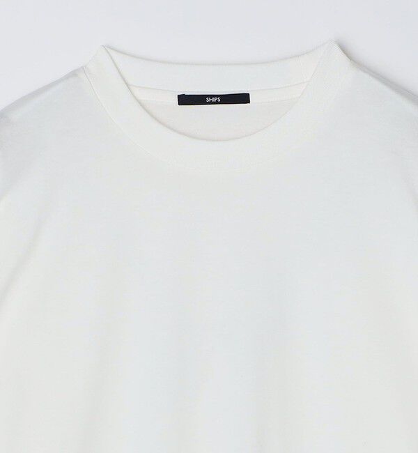 SHIPS「【WEB限定】SHIPS: ビッグシルエット クルーネック レイヤード ニット（ニット+ロンT）」|ニット・セーター|