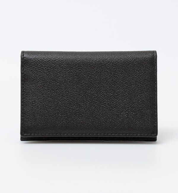 SHIPS「【SHIPS別注】ETTINGER: モロッコレザー カードケース」|財布|ブラック