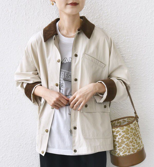 SHIPS for women「〈洗濯機可能〉テント シルエット ワーク ジャケット」|その他|