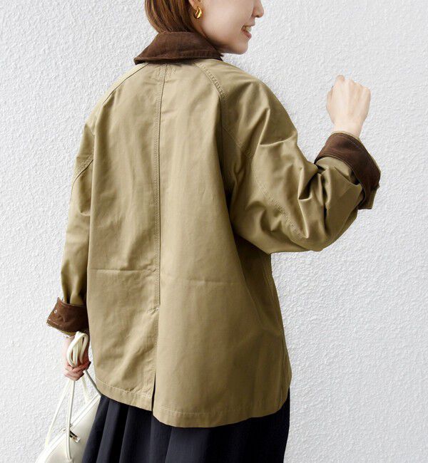 SHIPS for women「〈洗濯機可能〉テント シルエット ワーク ジャケット」|その他|