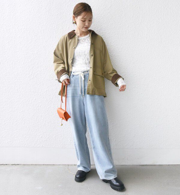 SHIPS for women「〈洗濯機可能〉テント シルエット ワーク ジャケット」|その他|