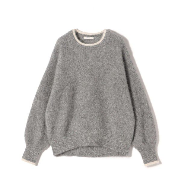 SHIPS for women「杢 フォックス カシミヤ クルーネック ニット プルオーバー」|ニット・セーター|