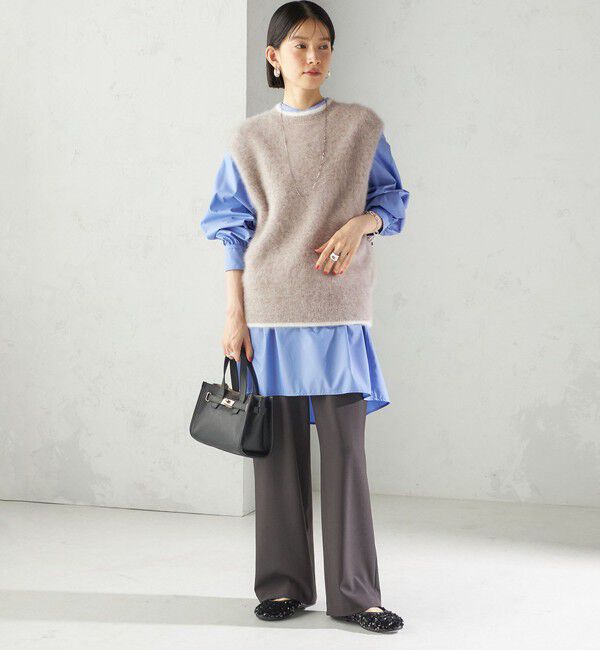 SHIPS for women「杢フォックス カシミヤ ニット ベスト」|ベスト・ジレ|