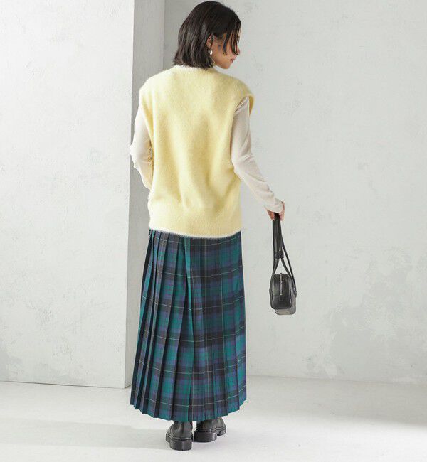 SHIPS for women「杢フォックス カシミヤ ニット ベスト」|ベスト・ジレ|