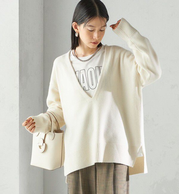 SHIPS for women「プリント ロゴ ロング スリーブ TEE」|Tシャツ・カットソー|