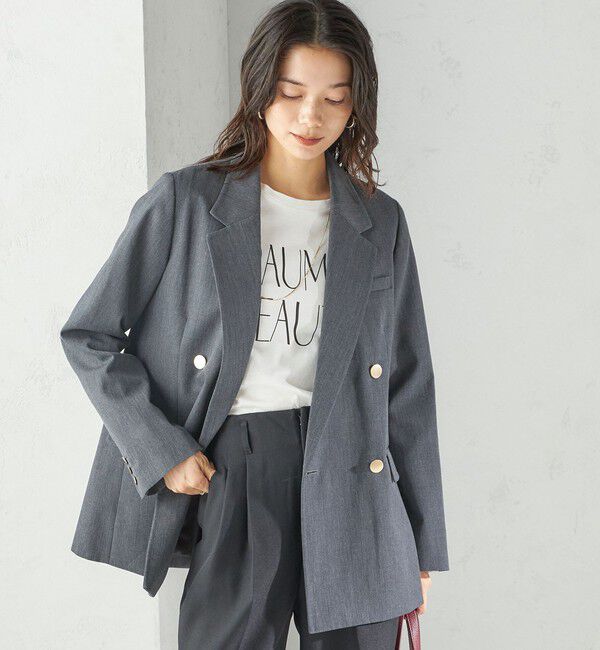 SHIPS for women「プリント ロゴ ロング スリーブ TEE」|Tシャツ・カットソー|