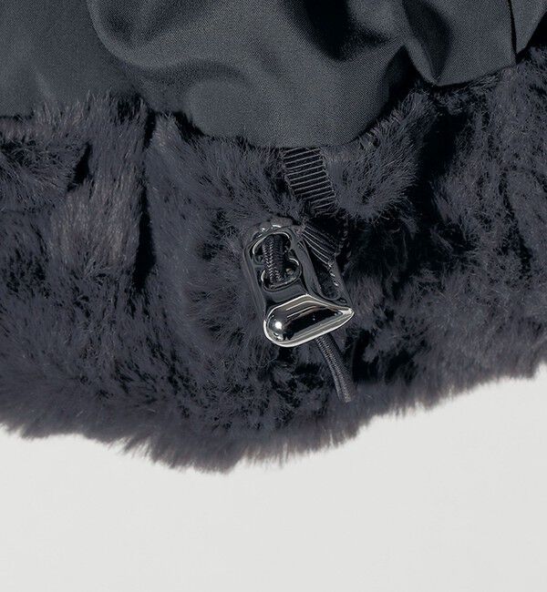 quaranciel「quaranciel: フェイクファー ノーカラー ショート ジャケット」|その他|