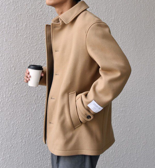 SHIPS any「SHIPS any: PURE WOOL MELTON シングル Pコート 25AW◇」|ピーコート|
