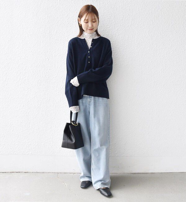 SHIPS for women「〈手洗い可能〉ウール カシミヤ 2WAY プルオーバー」|ニット・セーター|