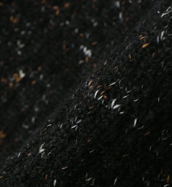 SHIPS「【WEB限定】SHIPS:〈手洗い可能〉カラー ネップ ワッフル クルーネック ニット」|ニット・セーター|