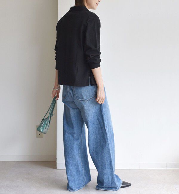 SHIPS for women「【WEB限定】〈手洗い可能〉ビーズ 刺しゅう 襟付 ニット カーディガン」|カーディガン|