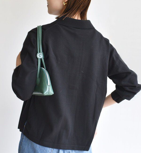 SHIPS for women「【WEB限定】〈手洗い可能〉ビーズ 刺しゅう 襟付 ニット カーディガン」|カーディガン|