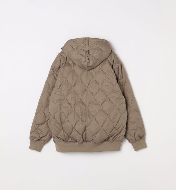 SHIPS any「【SHIPS any別注】TAION:〈手洗い可能〉ミリタリーキルト ダブルジップ ダウン パーカー◇」|ブルゾン・スタジャン|