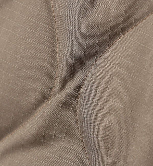 SHIPS any「【SHIPS any別注】TAION:〈手洗い可能〉ミリタリーキルト ダブルジップ ダウン パーカー◇」|ブルゾン・スタジャン|