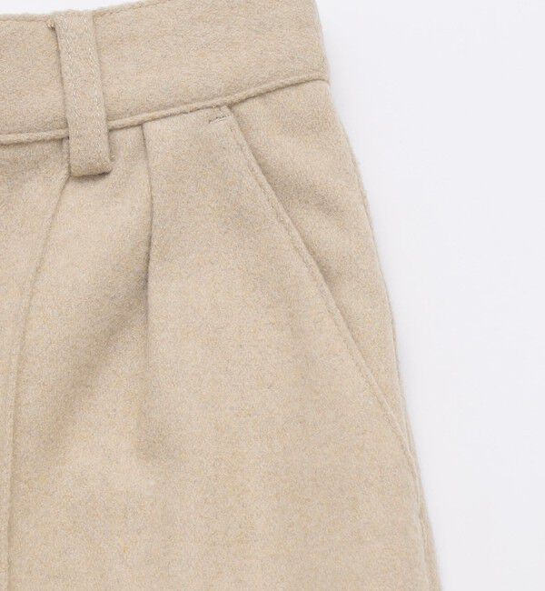 SHIPS「【WEB限定】SHIPS:〈手洗い可能〉ウールブレンド ワイド スラックス」|その他|