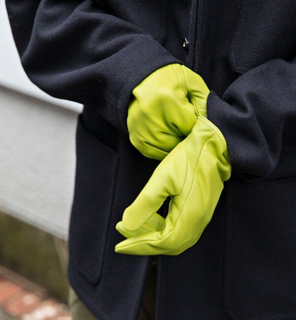 SHIPS「City Ambient Products: シープレザー カラー グローブ」|手袋|