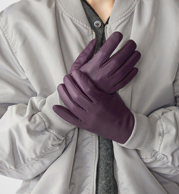 SHIPS「City Ambient Products: シープレザー カラー グローブ」|手袋|