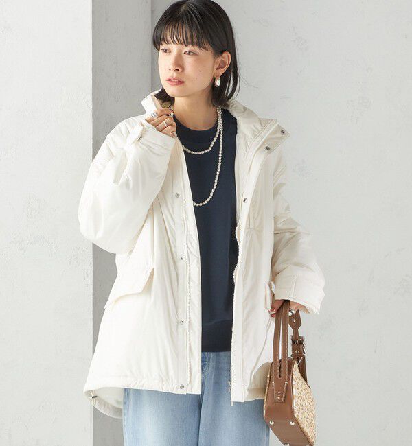 SHIPS for women「〈手洗い可能〉IMBOTEX 中綿 ミディ ジャケット」|その他|