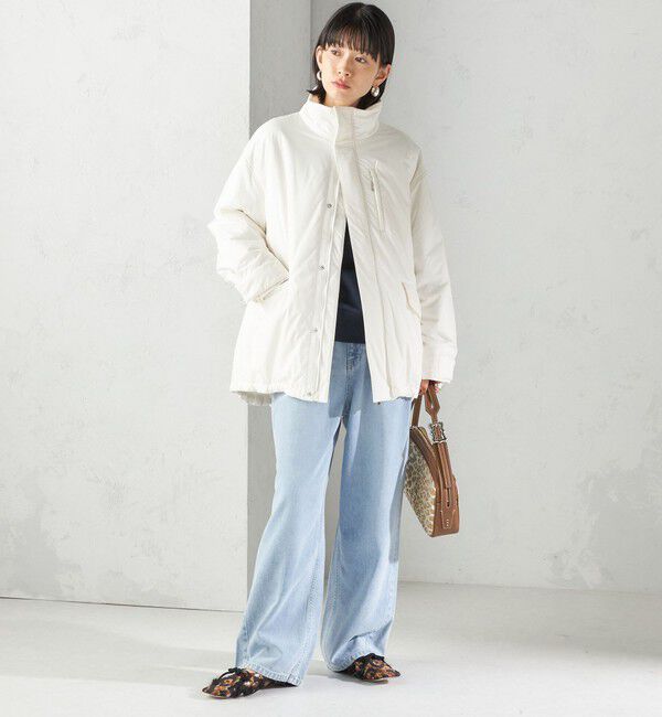 SHIPS for women「〈手洗い可能〉IMBOTEX 中綿 ミディ ジャケット」|その他|