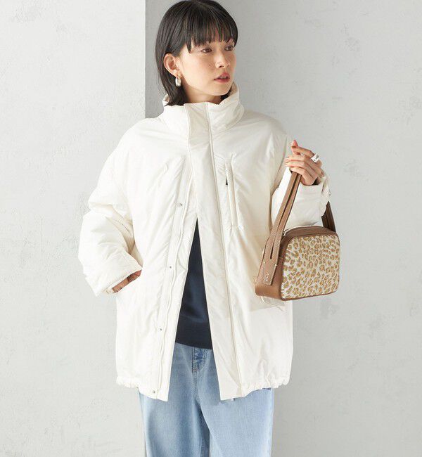 SHIPS for women「〈手洗い可能〉IMBOTEX 中綿 ミディ ジャケット」|その他|