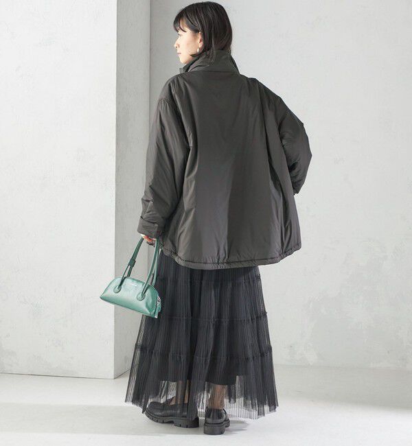 SHIPS for women「〈手洗い可能〉IMBOTEX 中綿 ミディ ジャケット」|その他|