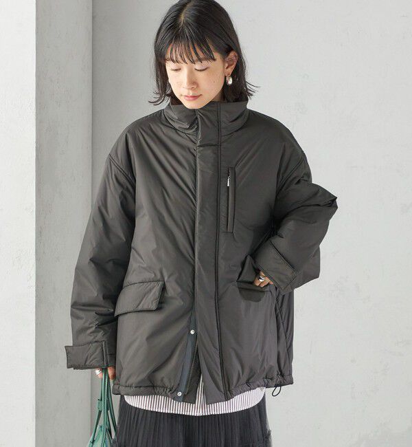 SHIPS for women「〈手洗い可能〉IMBOTEX 中綿 ミディ ジャケット」|その他|