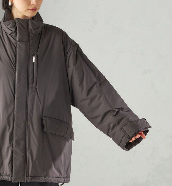 SHIPS for women「〈手洗い可能〉IMBOTEX 中綿 ミディ ジャケット」|その他|