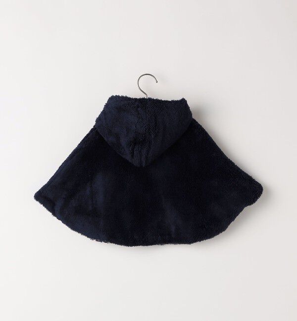 SHIPS KIDS「SHIPS KIDS:ベビー ボーダー リバーシブル ボア ポンチョ」|ポンチョ・ケープ|