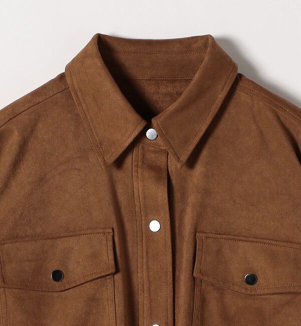 SHIPS any「SHIPS any: ポリエステル スエード ショート シャツ ジャケット」|その他|