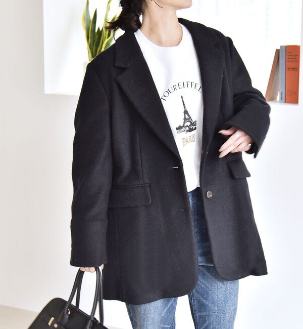 quaranciel「quaranciel: スライバー オーバー テーラード ジャケット コート」|その他|