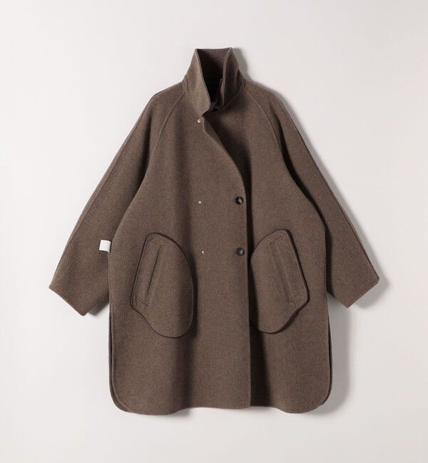 quaranciel「quaranciel: リバー スタンド & テーラード ダブルブレスト Aライン コート」|その他|