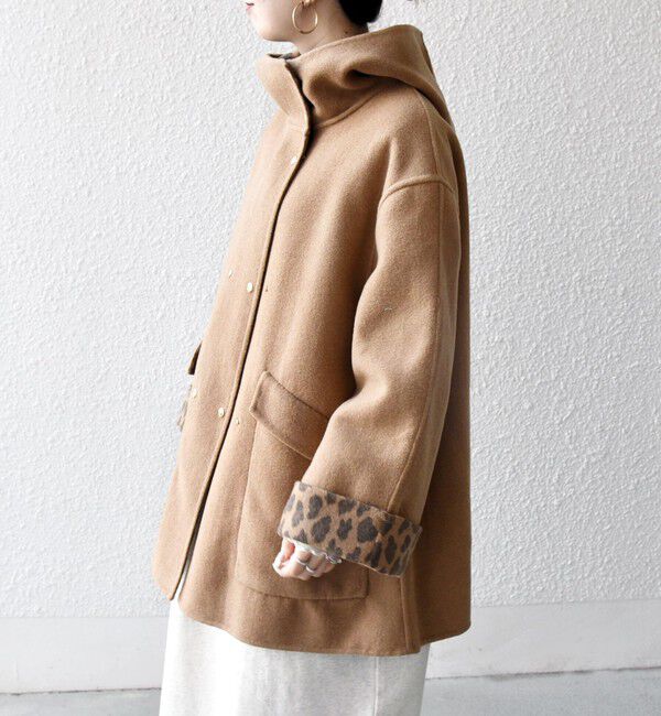 SHIPS any「SHIPS any: リバー フーデッド Aライン ミドル コート」|その他|