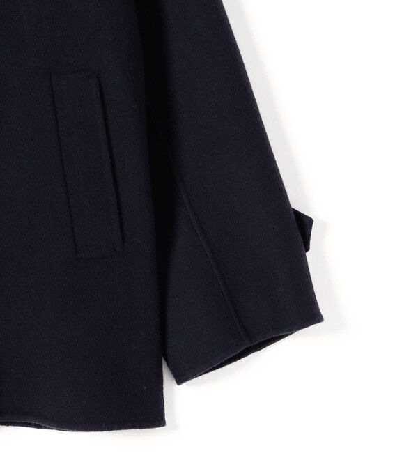 SHIPS for women「SUPER140 ダブル フェイス ショート コート」|ピーコート|