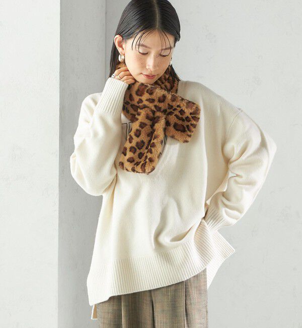 SHIPS for women「〈手洗い可能〉フェイク ファー マフラー」|マフラー|