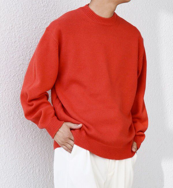 SHIPS any「SHIPS any: French Merino ウール クルーネック ニット◇」|ニット・セーター|レッド