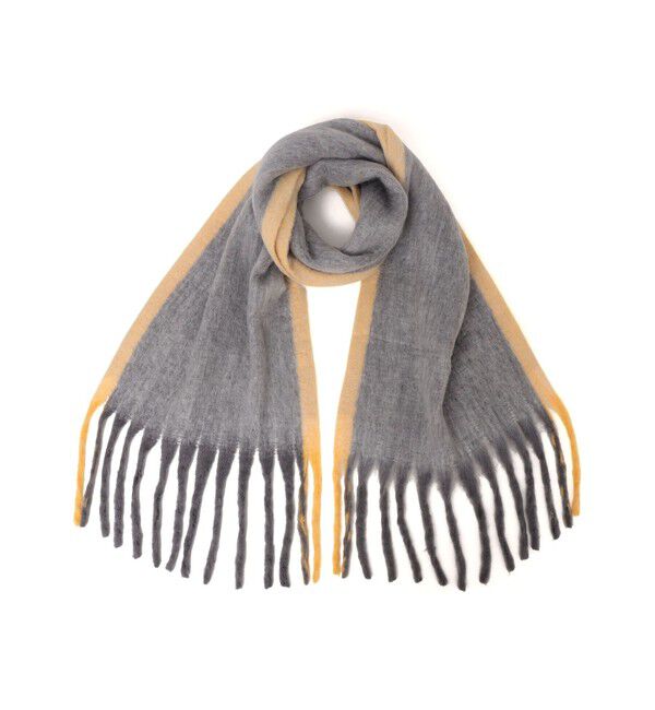 SHIPS any「SHIPS any:〈手洗い可能〉ボリューム シャギー スイッチ マフラー (ユニセックス)◇」|マフラー|