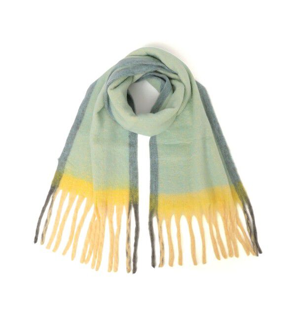 SHIPS any「SHIPS any:〈手洗い可能〉ボリューム シャギー スイッチ マフラー (ユニセックス)◇」|マフラー|