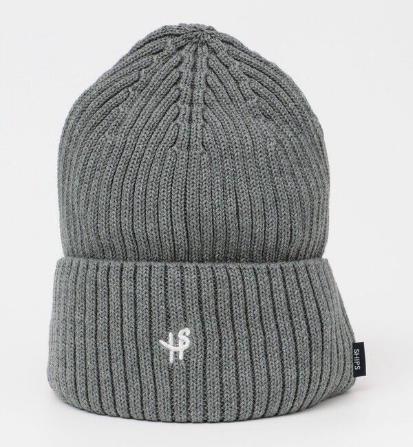 SHIPS「【WEB限定】SHIPS: オーバーフィット ワンポイント エンブロイダリー ワッチキャップ ニット帽」|その他|