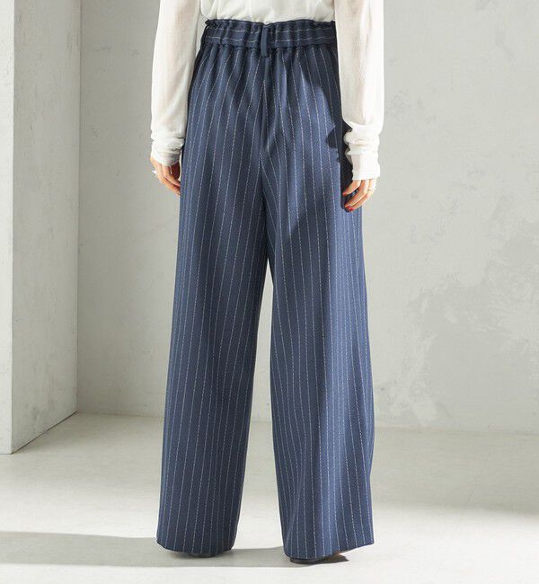 SHIPS for women「〈手洗い可能〉スラブ ツイル イージー スラックス パンツ」|スラックス|