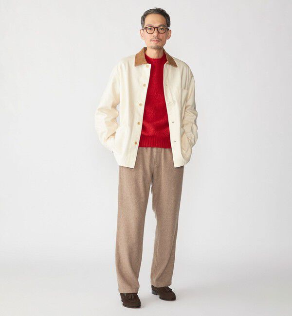 SHIPS「SHIPS:〈手洗い可能〉ライト ネル カバーオール シャツ」|シャツ・ブラウス|